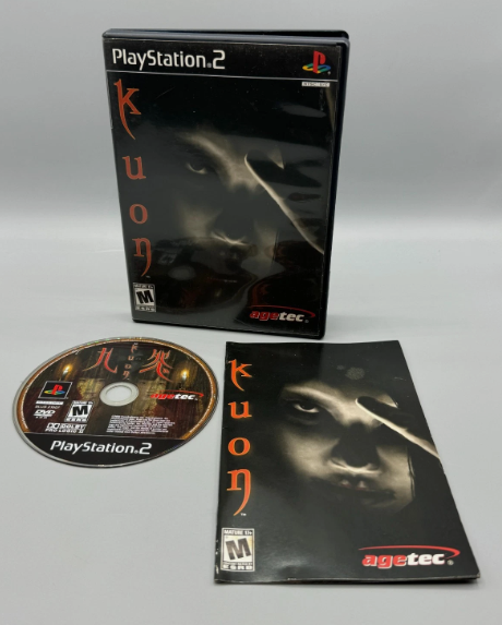 Kuon Sony PlayStation 2 PS2 AGETEC CIB COMPLETE Authentic Working